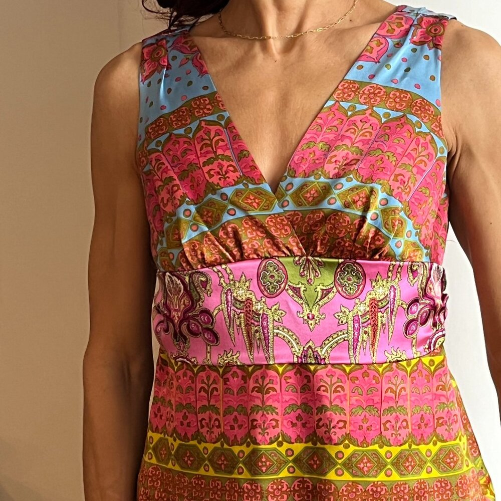 Vibrant Alice + Trixie party top